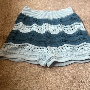 Anthropologie crochet shorts